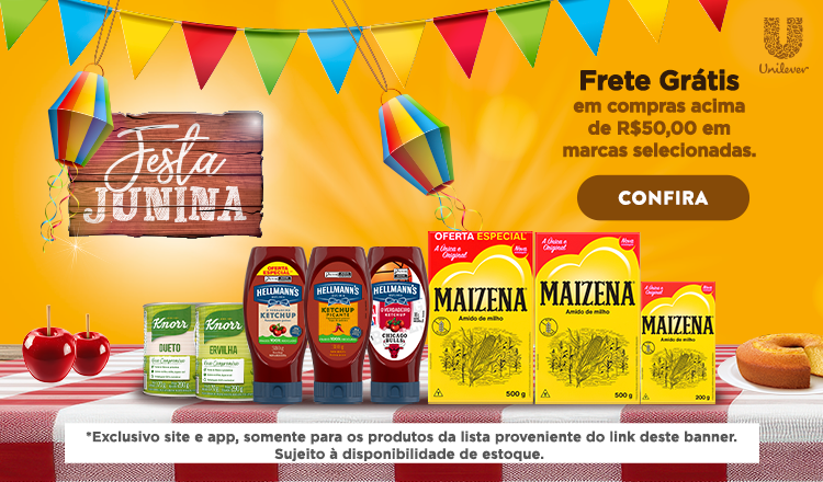 Frete Grátis Unilever até 30/06